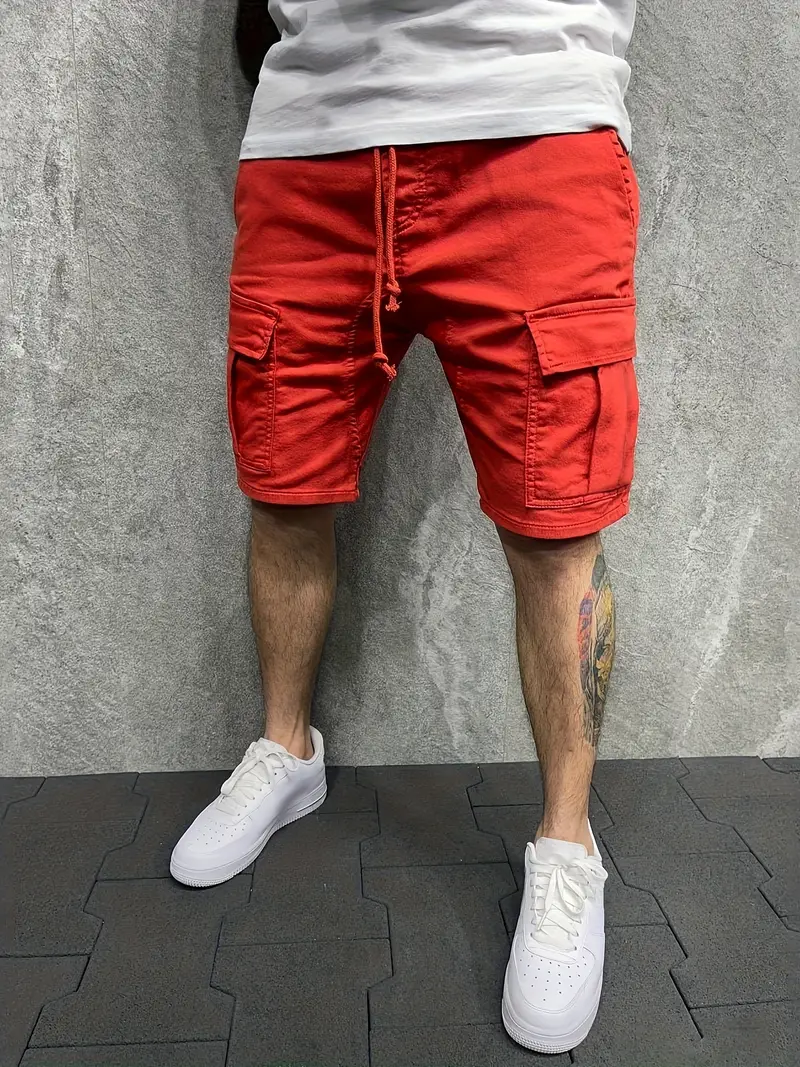 Jelte - Pantaloncini Cargo Casual Non Elasticizzati Con Coulisse - Image 3