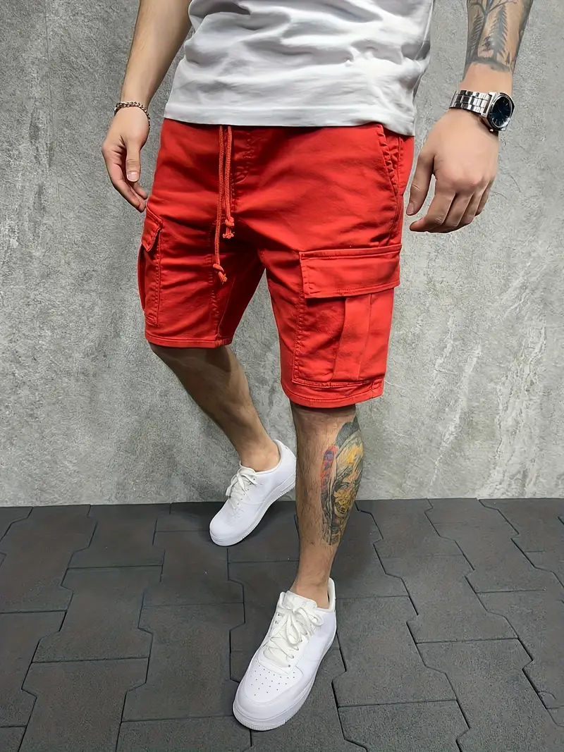 Jelte - Pantaloncini Cargo Casual Non Elasticizzati Con Coulisse - Image 6