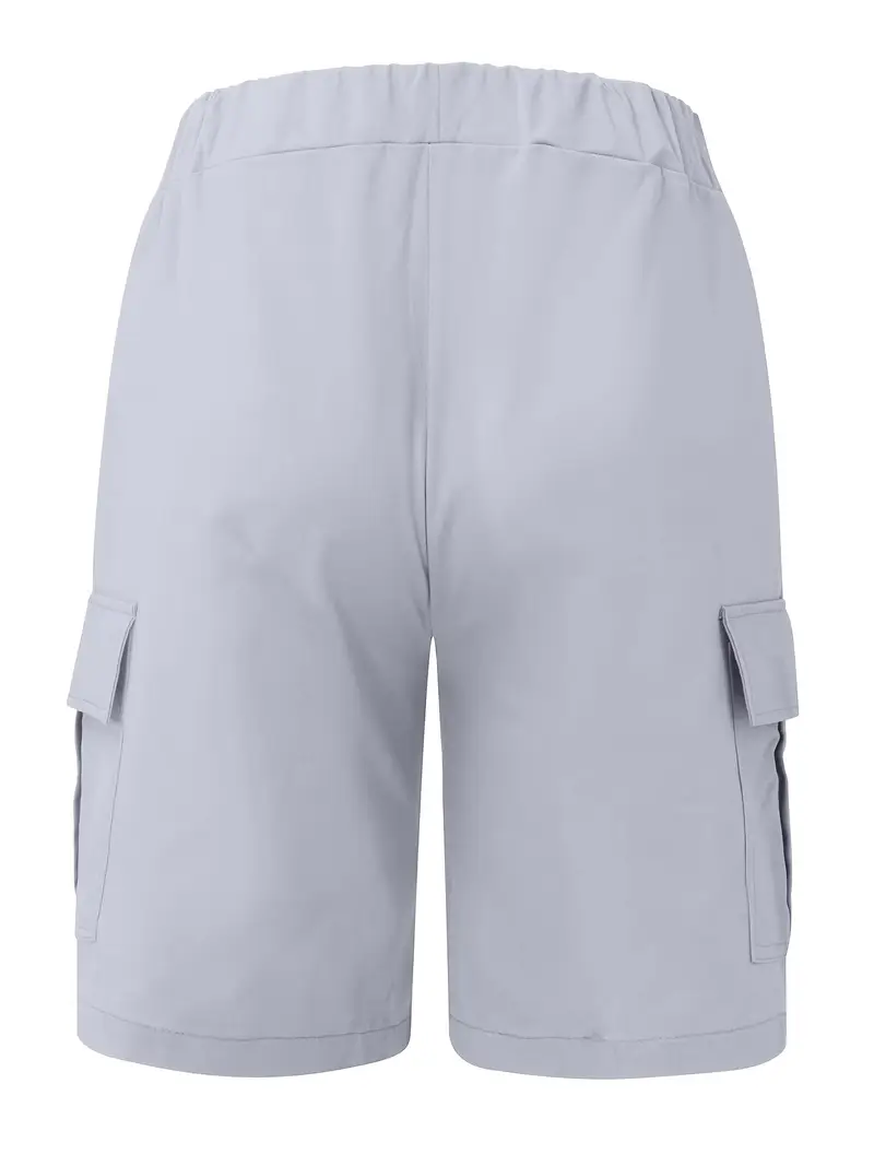 Jelte - Pantaloncini Cargo Casual Non Elasticizzati Con Coulisse - Image 9