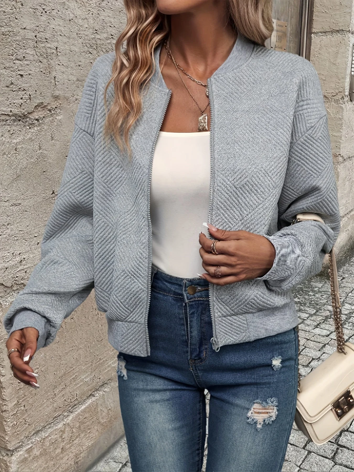 Jemma - Giacca a Maniche Lunghe Con Zippare - Image 9