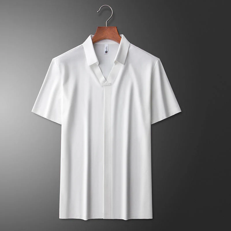 Jeorge - Elegante Polo In Cotone e Seta - Image 4