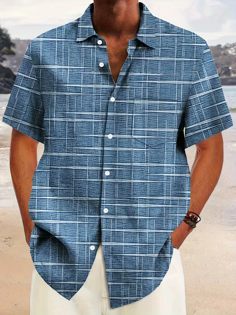 Jerrick - Camicia Con Stampa Geometrica Vintage - Image 2