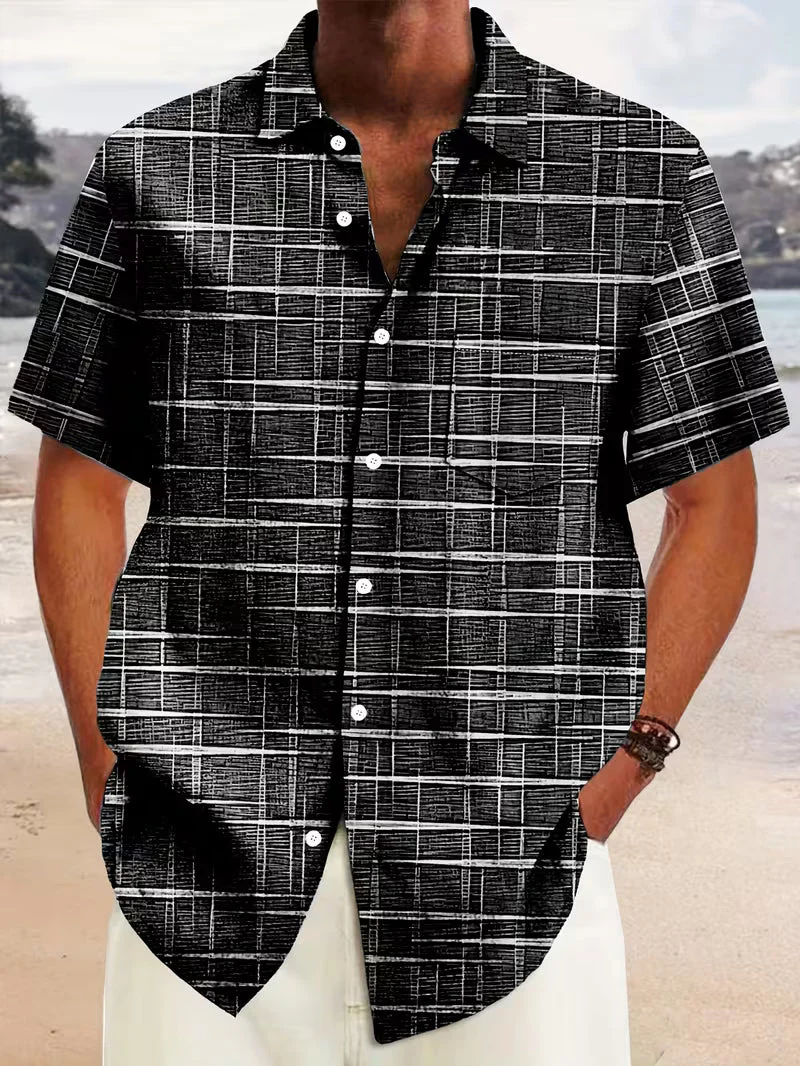 Jerrick - Camicia Con Stampa Geometrica Vintage - Image 3