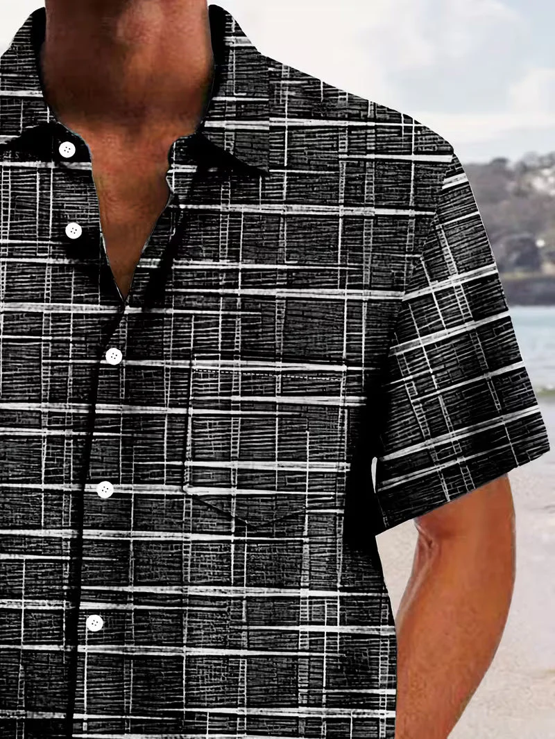 Jerrick - Camicia Con Stampa Geometrica Vintage - Image 4