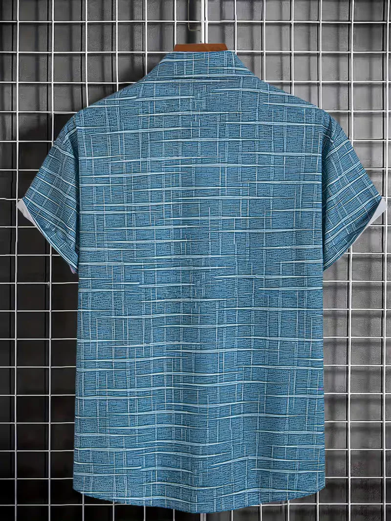 Jerrick - Camicia Con Stampa Geometrica Vintage - Image 8