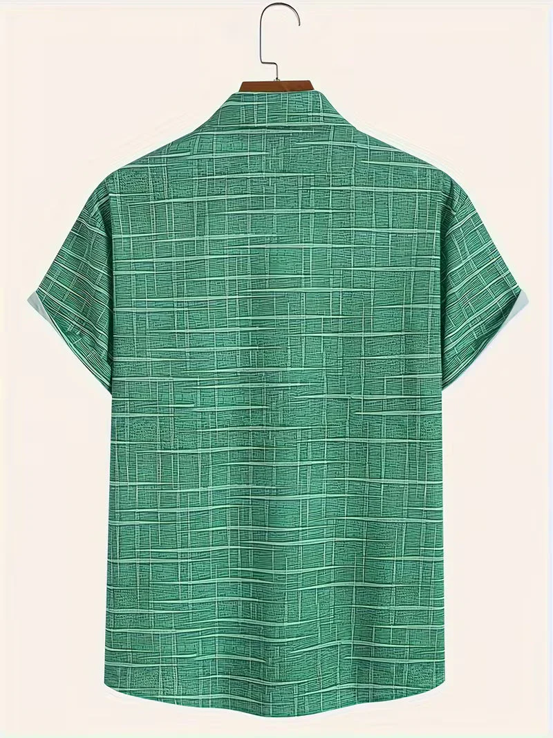 Jerrick - Camicia Con Stampa Geometrica Vintage - Image 9