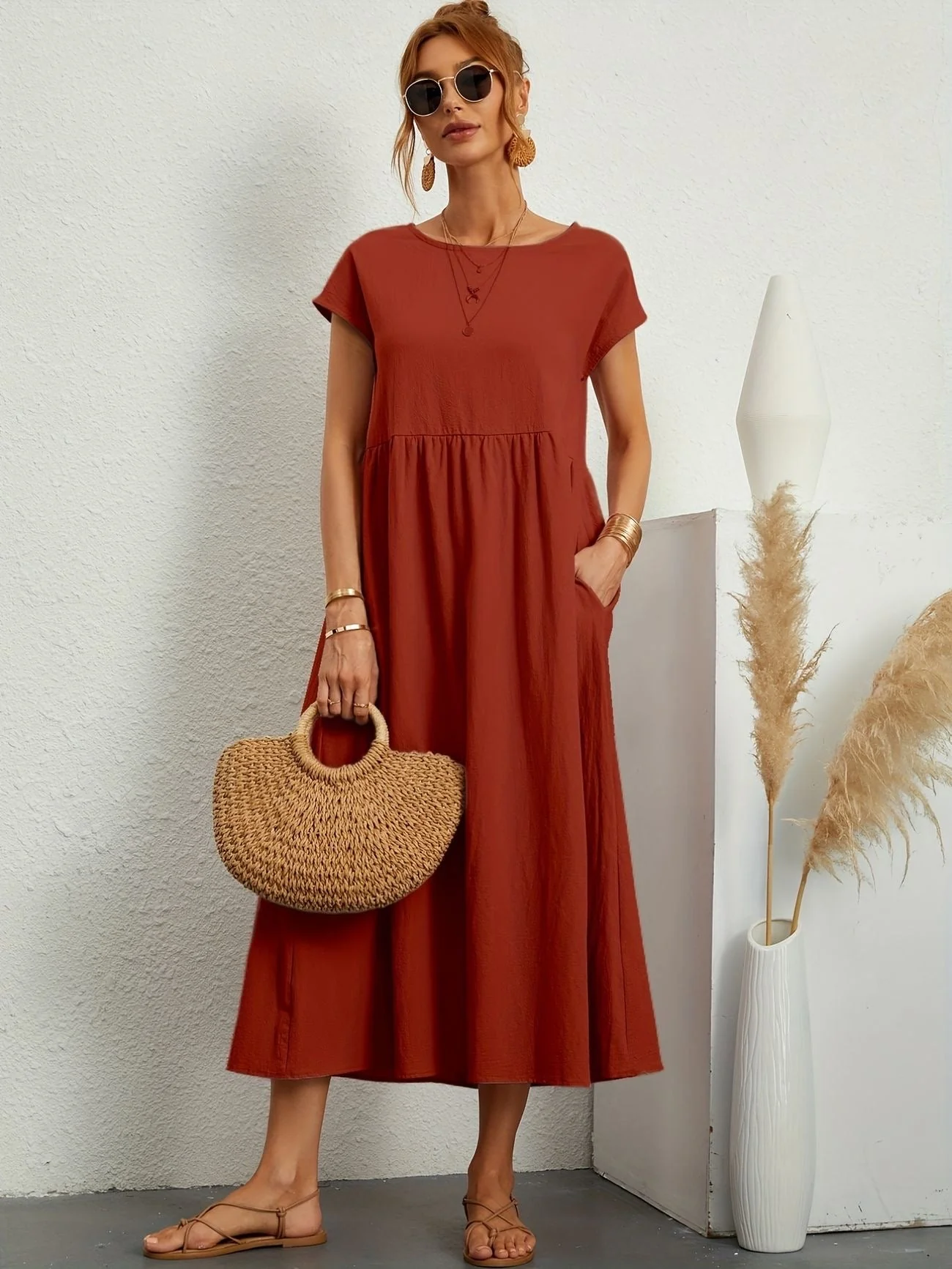 Jessica - Abito casual in lino - Image 8