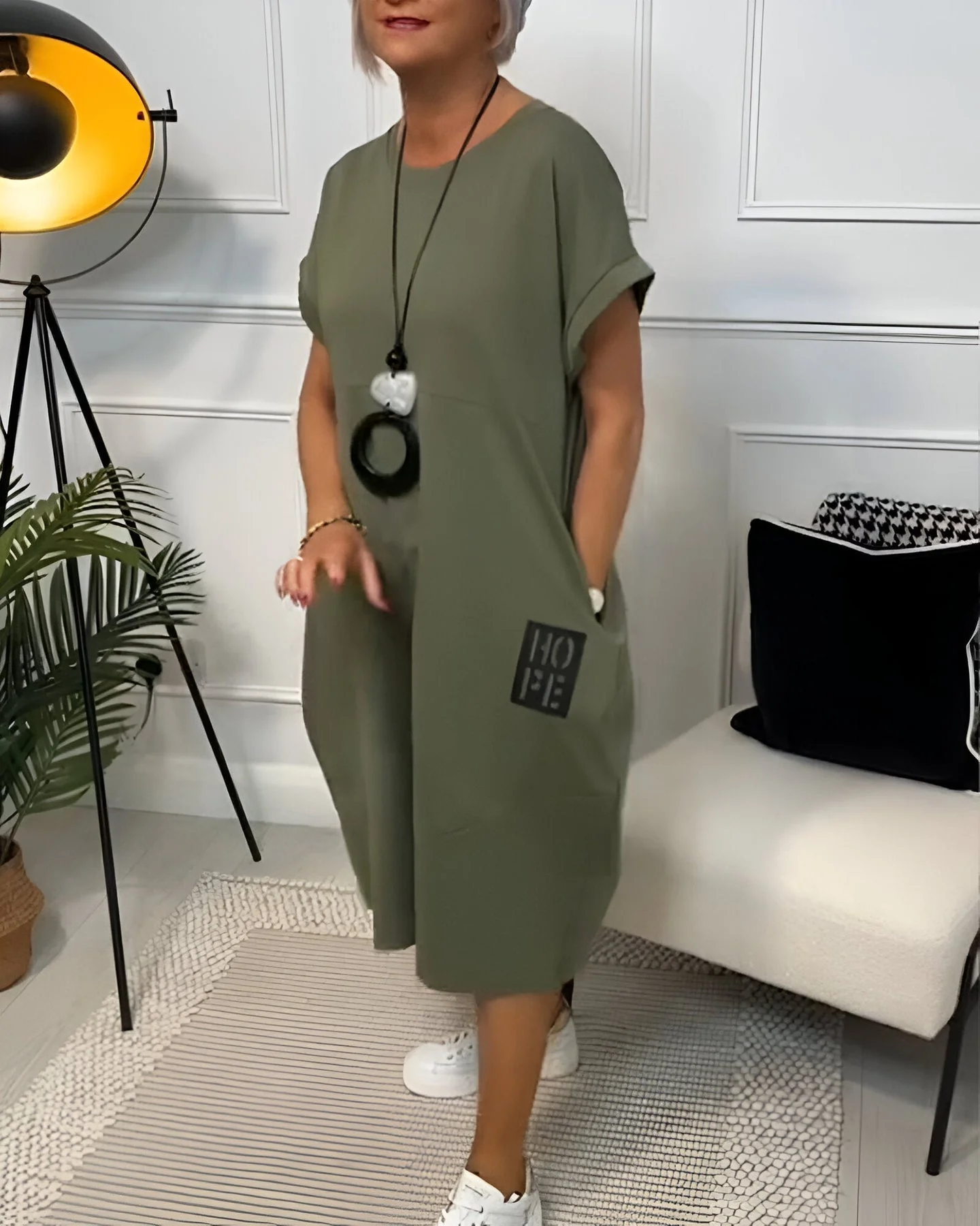 Jocelyn - Abito Casuale Con Tasche e Confort - Image 12