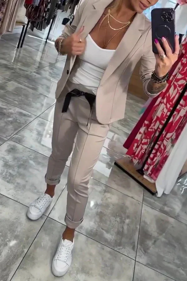 Jocelyne - Elégant Completo Giacca Pantaloni