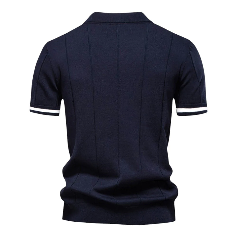 Johncena - Polo Casuale Sportiva Con Zip - Image 6