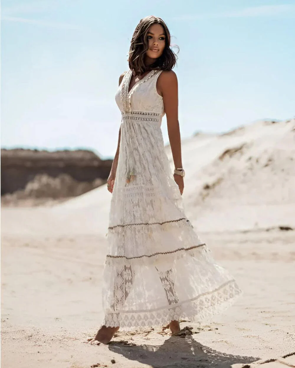 Jooli - Abito Elegante In Stile Bohémien - Image 3