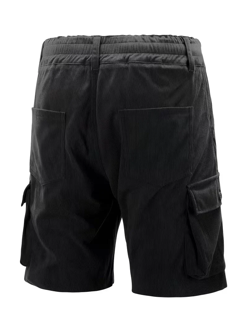 Jorit - Pantaloncini Merci in Velluto a Coste Con Trama 3D - Image 10