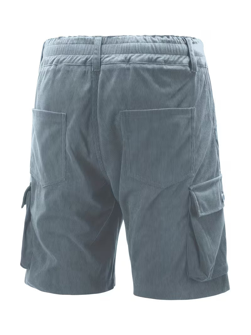 Jorit - Pantaloncini Merci in Velluto a Coste Con Trama 3D - Image 12