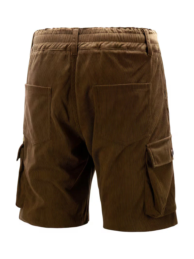 Jorit - Pantaloncini Merci in Velluto a Coste Con Trama 3D - Image 15