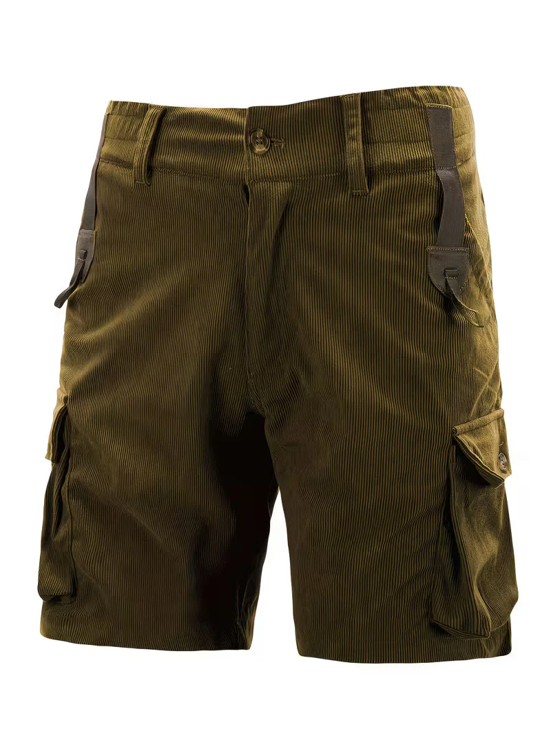Jorit - Pantaloncini Merci in Velluto a Coste Con Trama 3D - Image 6