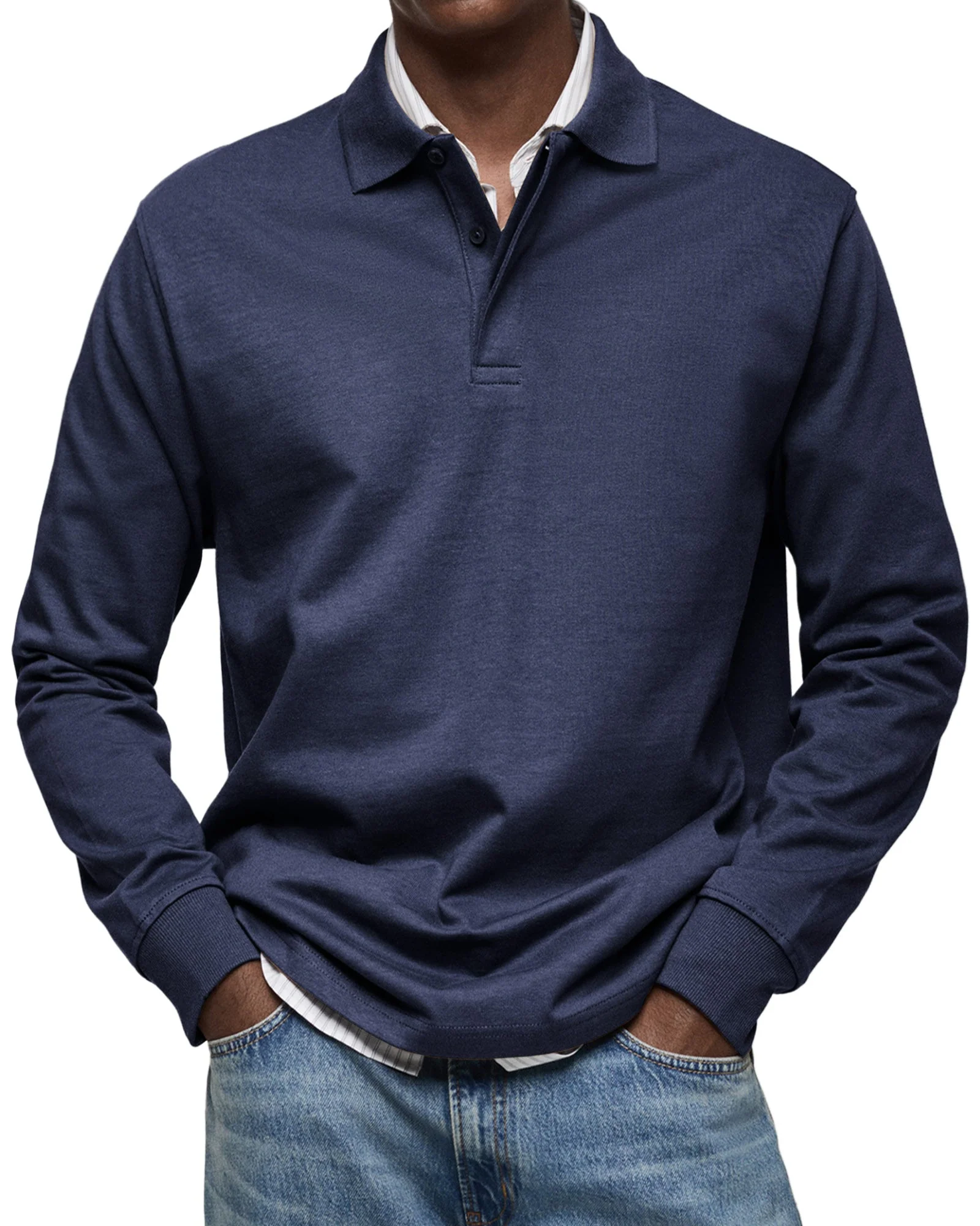 Joseba – Polo Casual A Maniche Lunghe - Image 2