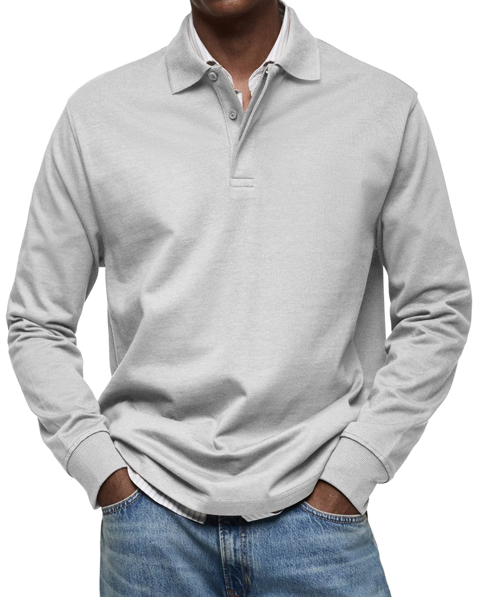 Joseba – Polo Casual A Maniche Lunghe - Image 4