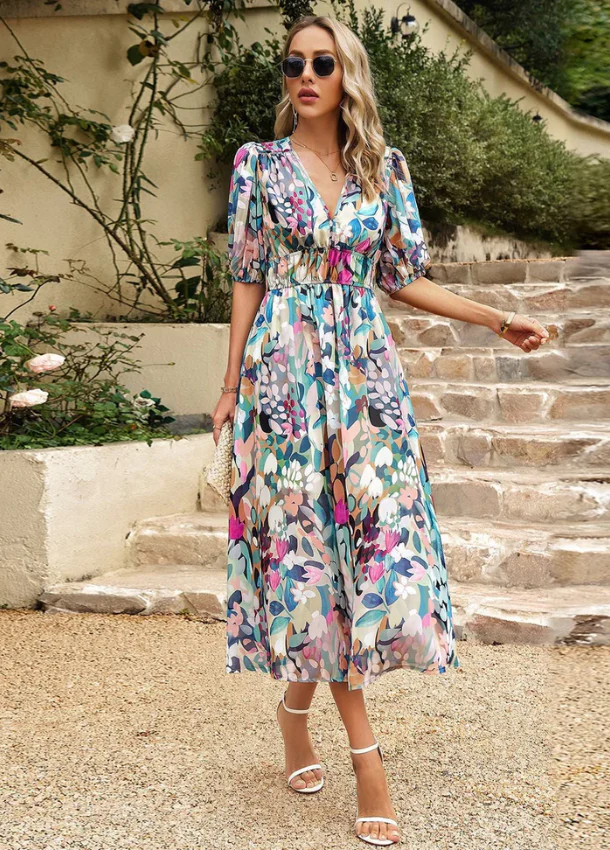 Josette - Abito Midi a Fiori - Image 6