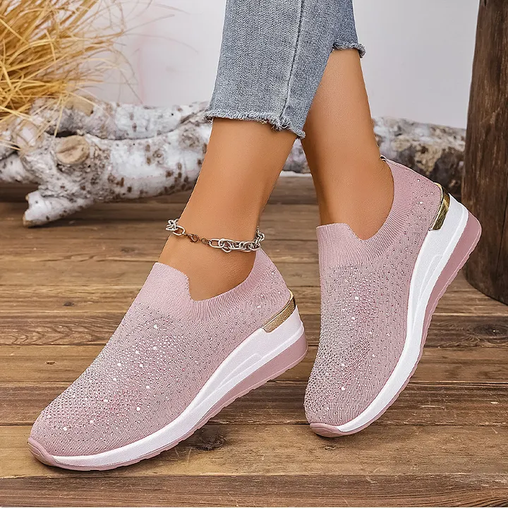 Josia - Sneakers Slip-on Con Motivo a Farfalla in Strass - Image 10