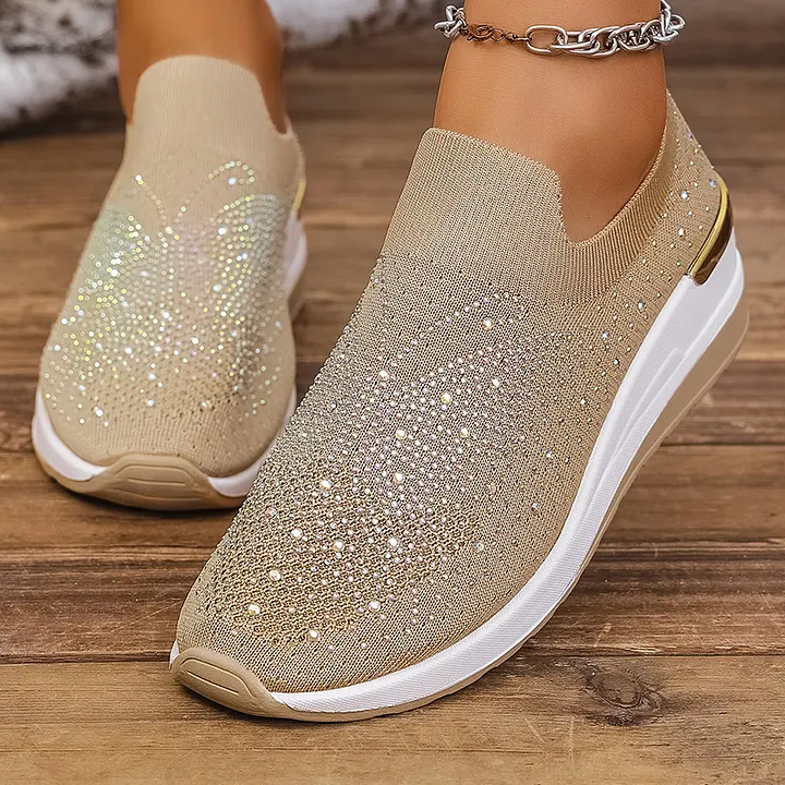 Josia - Sneakers Slip-on Con Motivo a Farfalla in Strass - Image 8