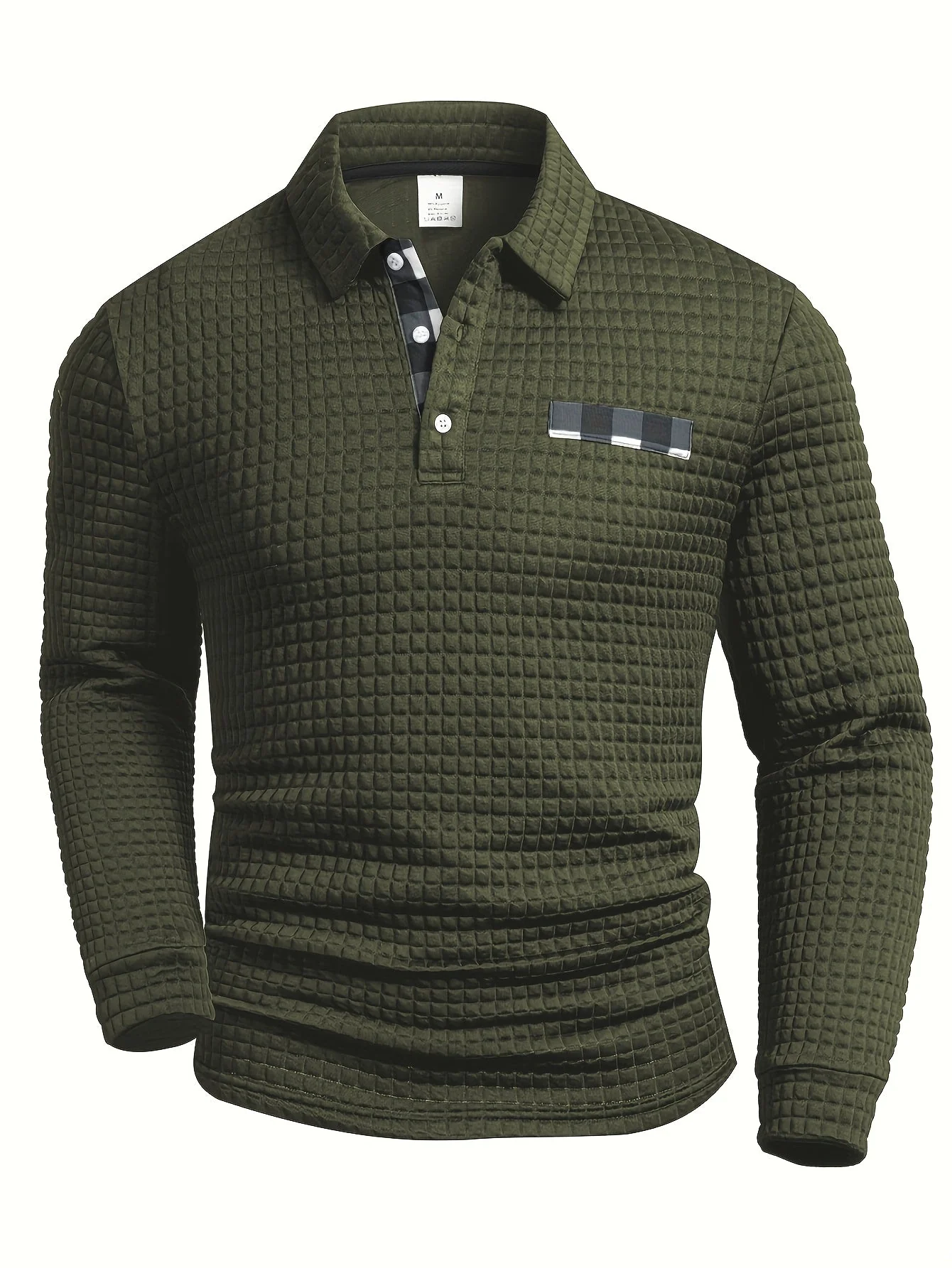 Juergen - Camicia Casual a Maniche Lunghe Con Bottoni