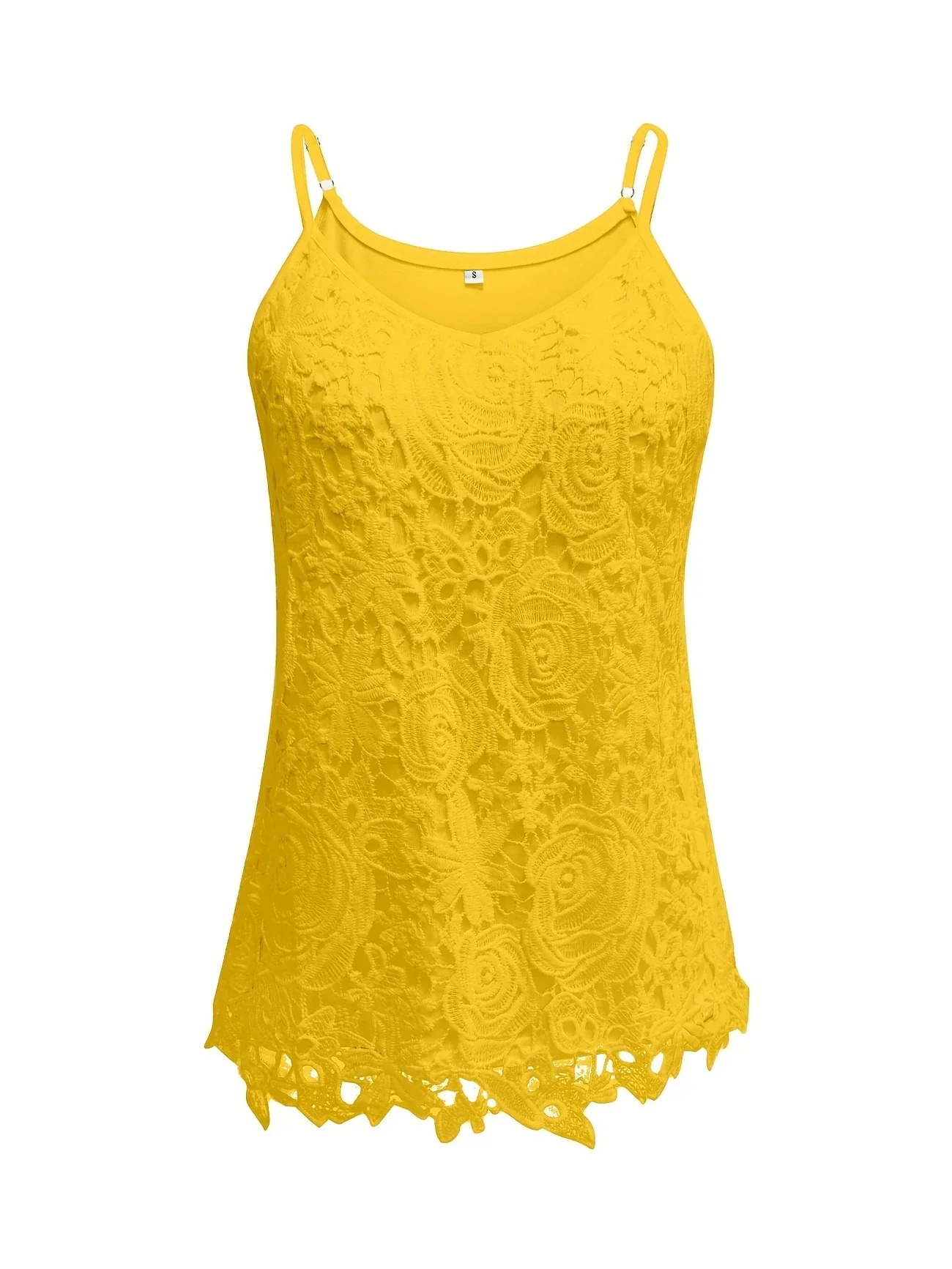 Juna - Elegante Top Senza Maniche In Pizzo Con Scollo a V - Image 10
