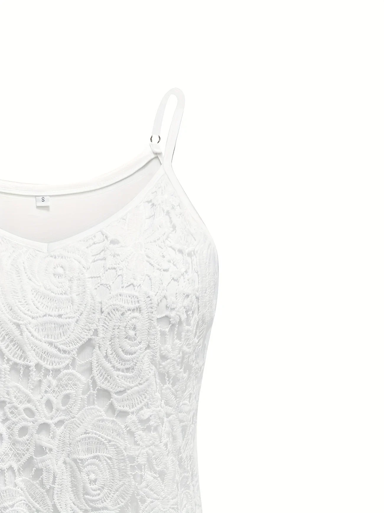 Juna - Elegante Top Senza Maniche In Pizzo Con Scollo a V - Image 17