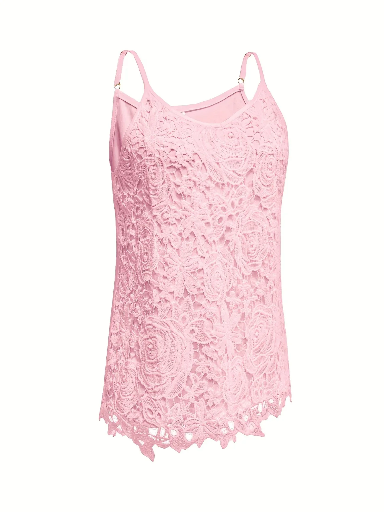 Juna - Elegante Top Senza Maniche In Pizzo Con Scollo a V - Image 23