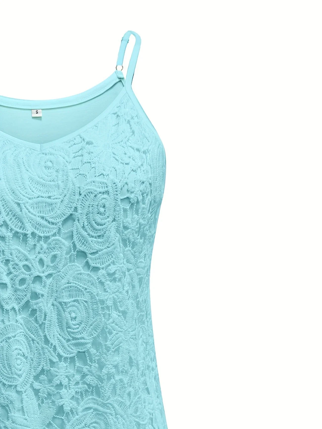 Juna - Elegante Top Senza Maniche In Pizzo Con Scollo a V - Image 9