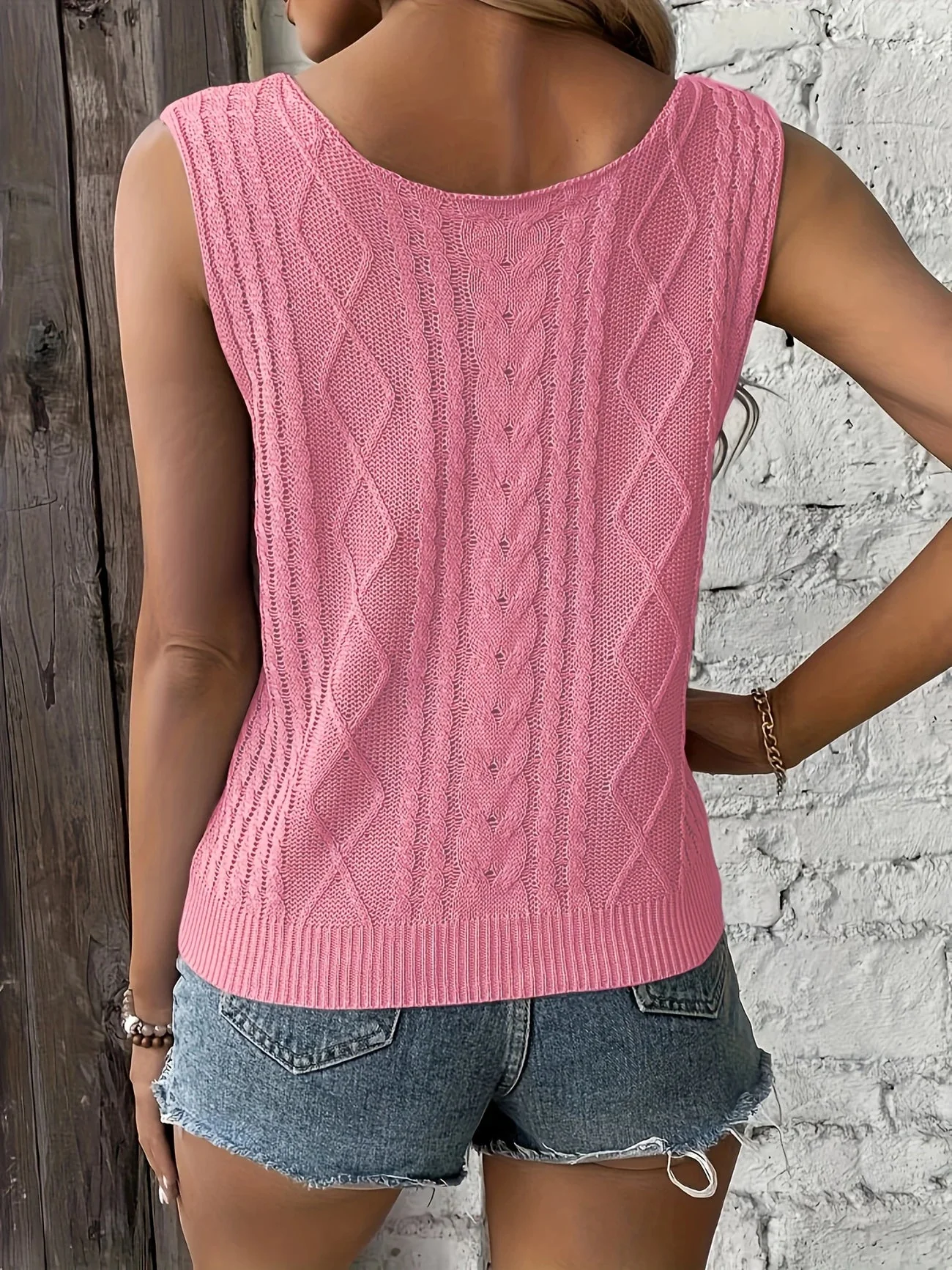 Juno - Top Casual Senza Maniche Con Scollo a V - Image 28