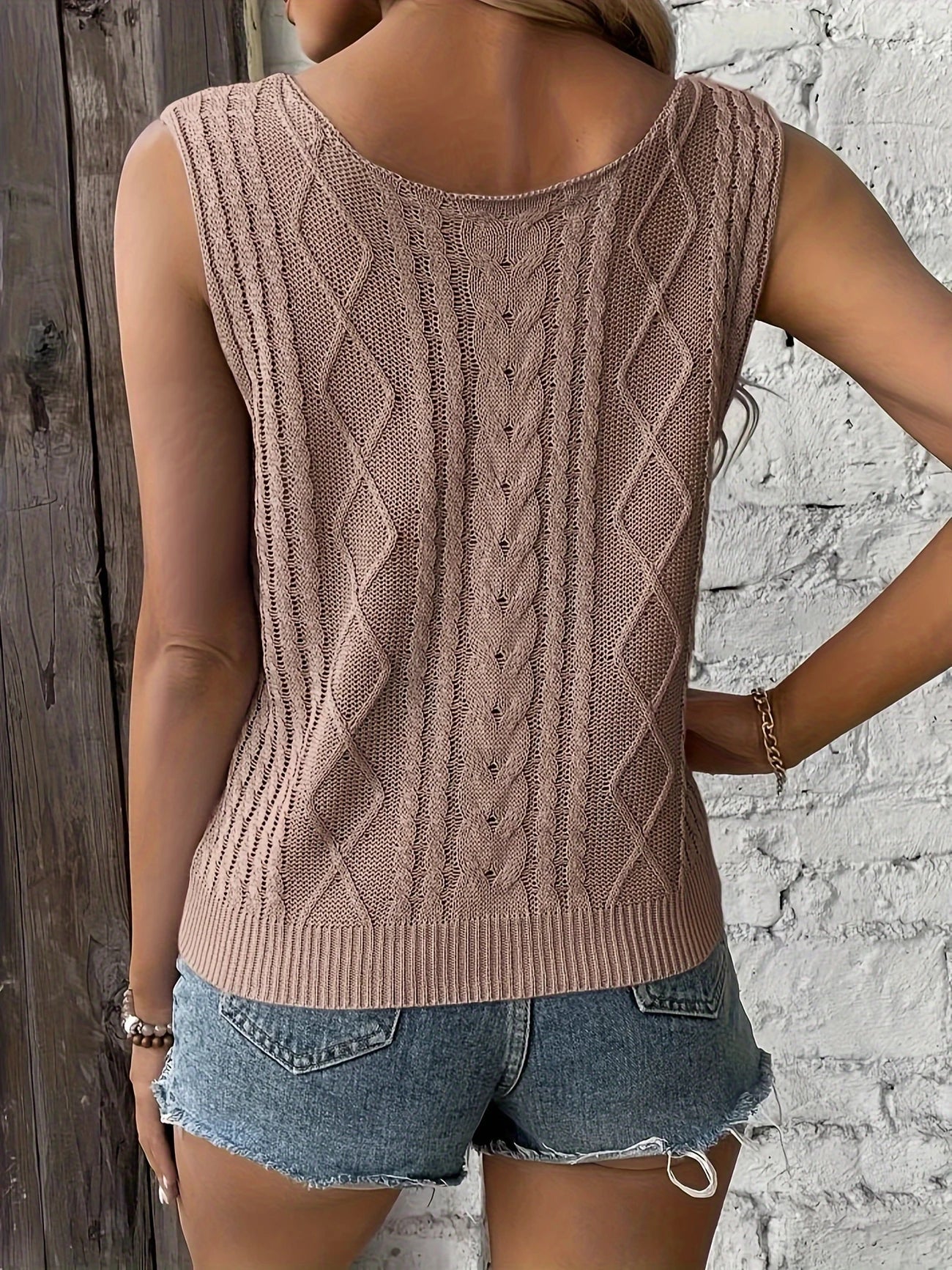 Juno - Top Casual Senza Maniche Con Scollo a V - Image 34
