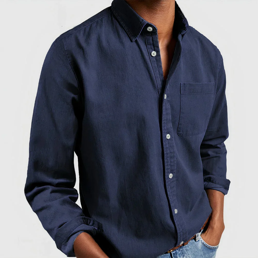 Juozapas - Camicia Versatile in Cotone Per l'estate - Image 2