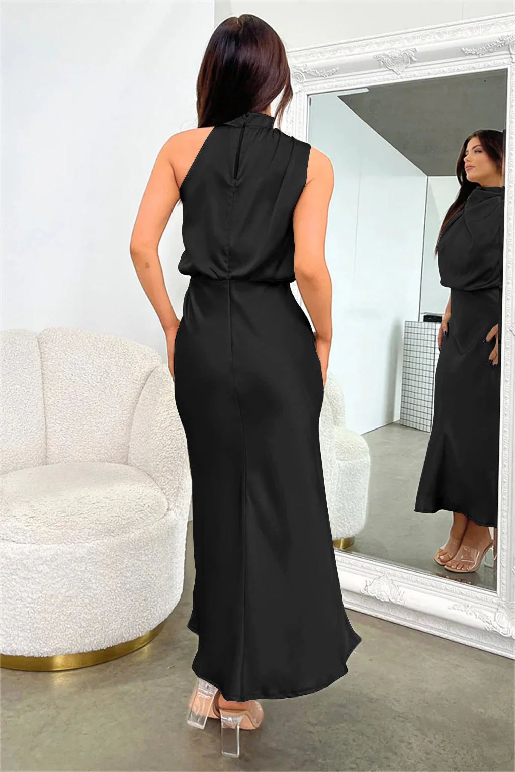 Justyna – Abito lungo con scollo all'americana - Image 9
