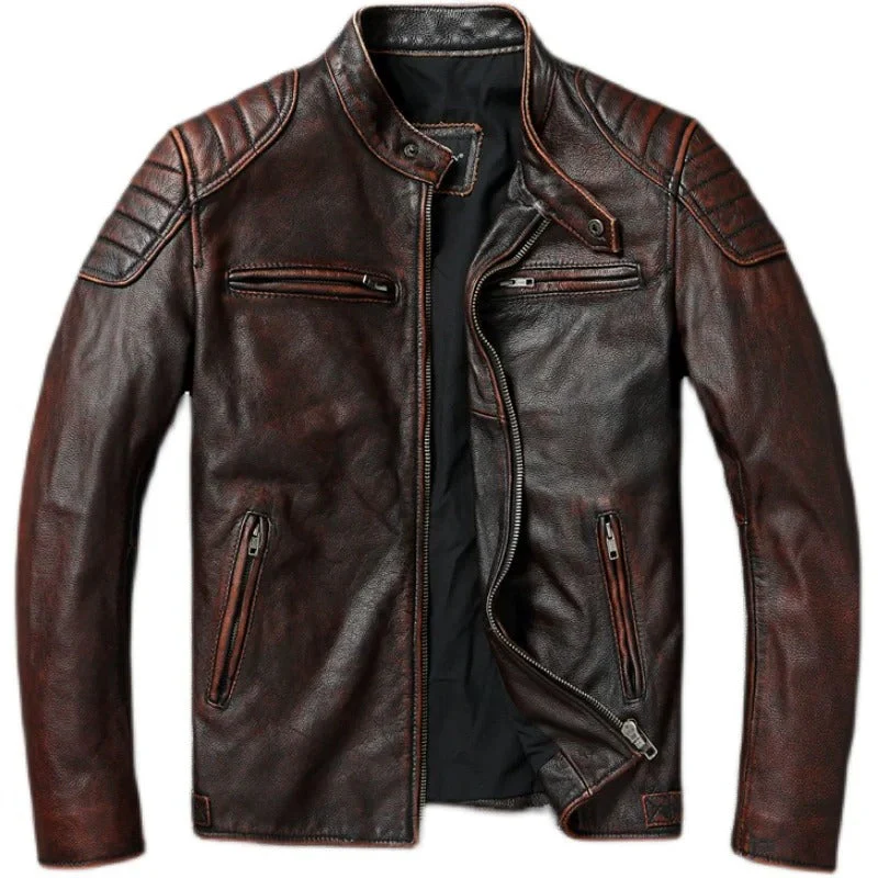 Kacpper - Giacca in Pelle Vintage - Image 3
