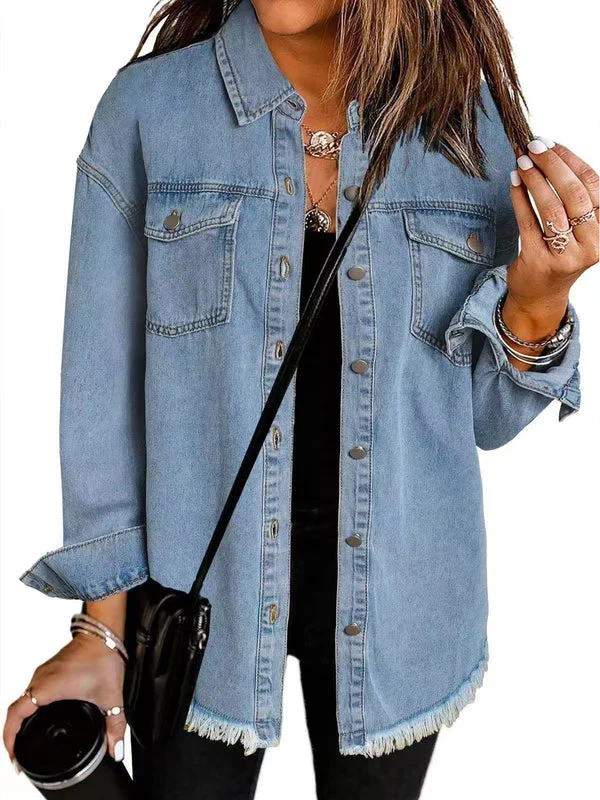 Kahlia - Giacca in Denim a Maniche Lunghe