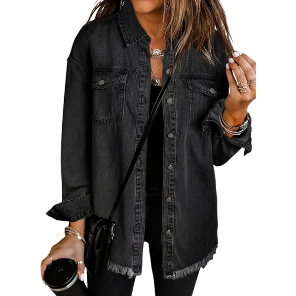 Kahlia - Giacca in Denim a Maniche Lunghe - Image 12