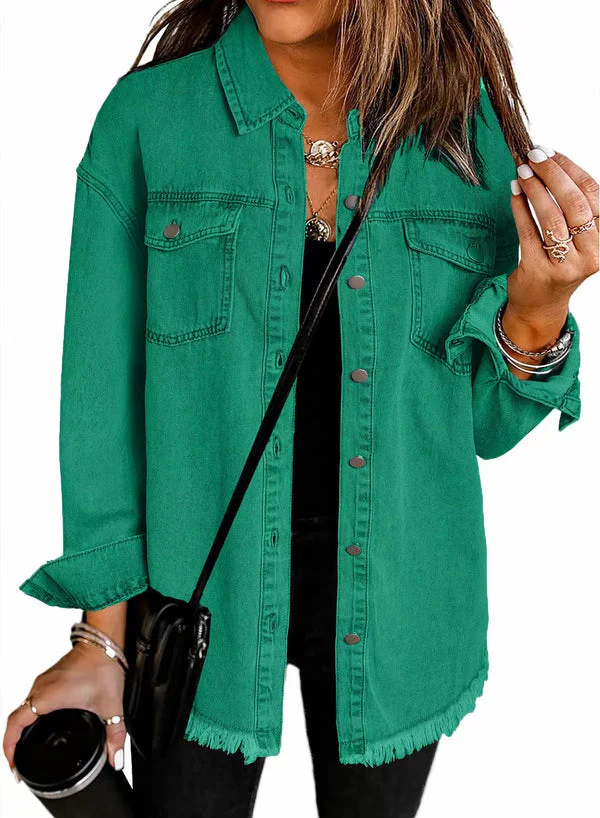Kahlia - Giacca in Denim a Maniche Lunghe - Image 4
