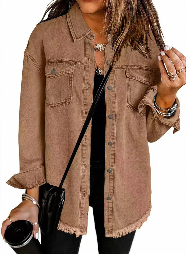 Kahlia - Giacca in Denim a Maniche Lunghe - Image 6