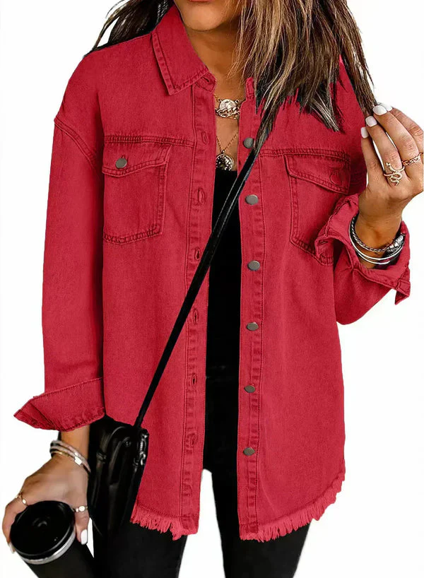 Kahlia - Giacca in Denim a Maniche Lunghe - Image 7