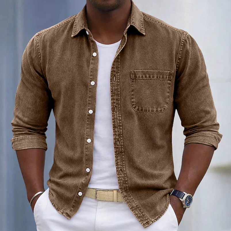 Kaick - Camicia a Maniche Lunghe Con Bottoni - Image 8