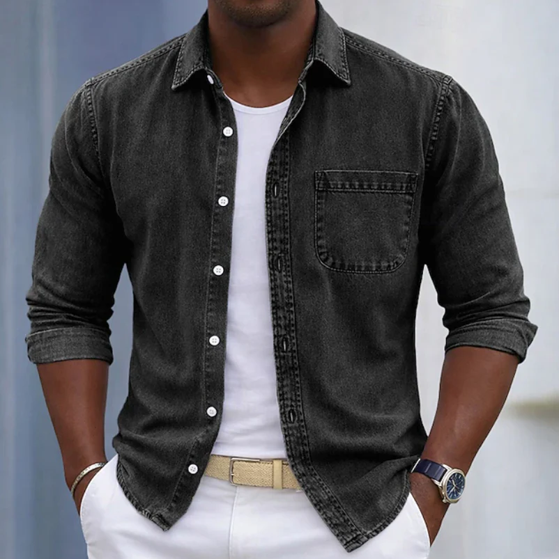 Kaick - Camicia a Maniche Lunghe Con Bottoni - Image 9