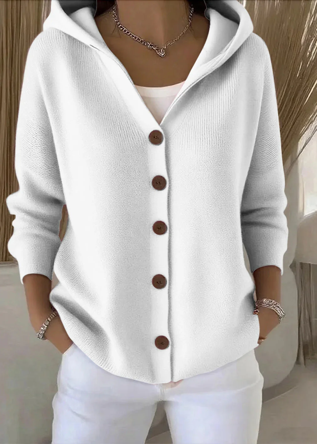 Kaley - Elegante Cardigan a Maniche Lunghe - Image 2