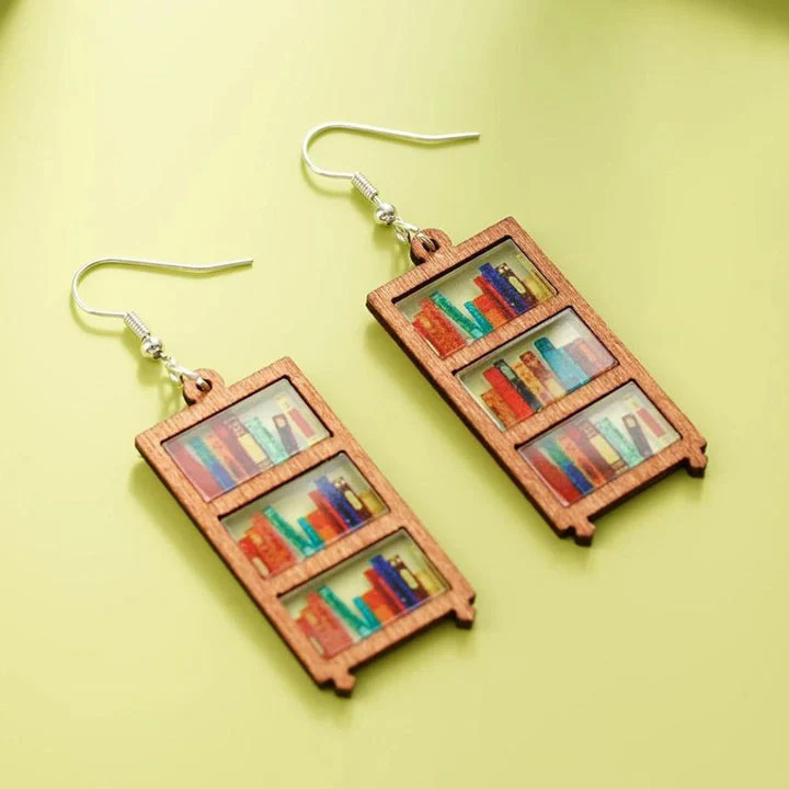 Kamia - Coppia di Orecchini per gli Amanti dei Libri - Image 2