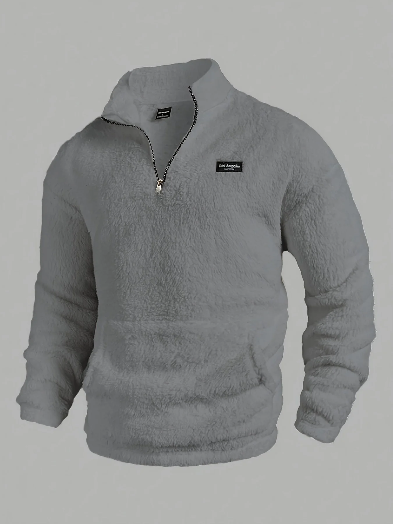 Kamil - Maglione In Pile Con Mezza Zip - Image 6