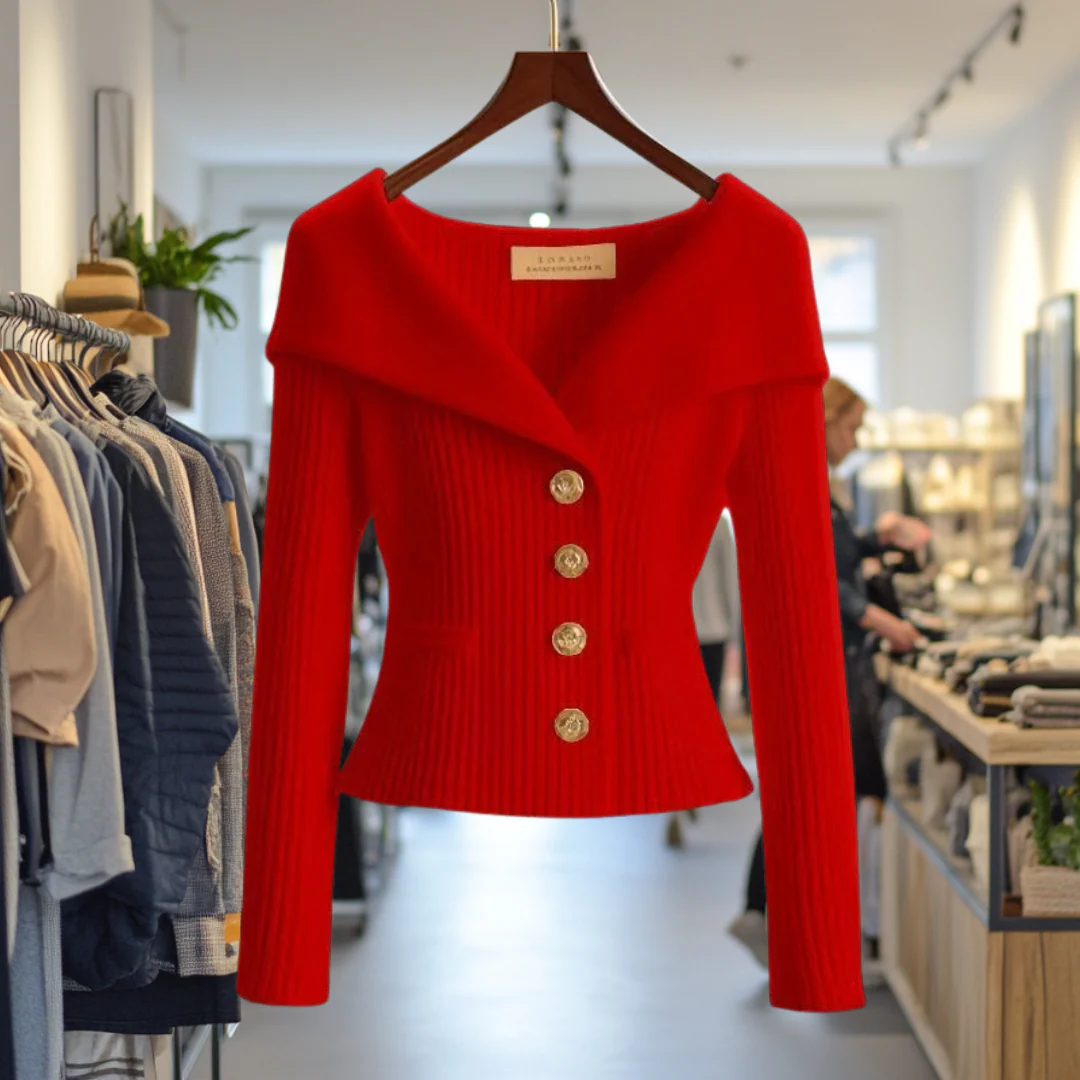 Kamilla - Cardigan Chiuso Chic - Image 2