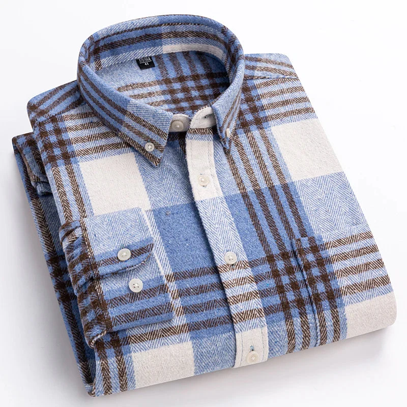 Kasner - Camicia a Maniche Lunghe In Cotone a Quadri - Image 3