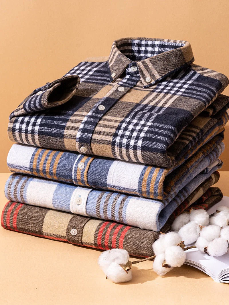 Kasner - Camicia a Maniche Lunghe In Cotone a Quadri - Image 6