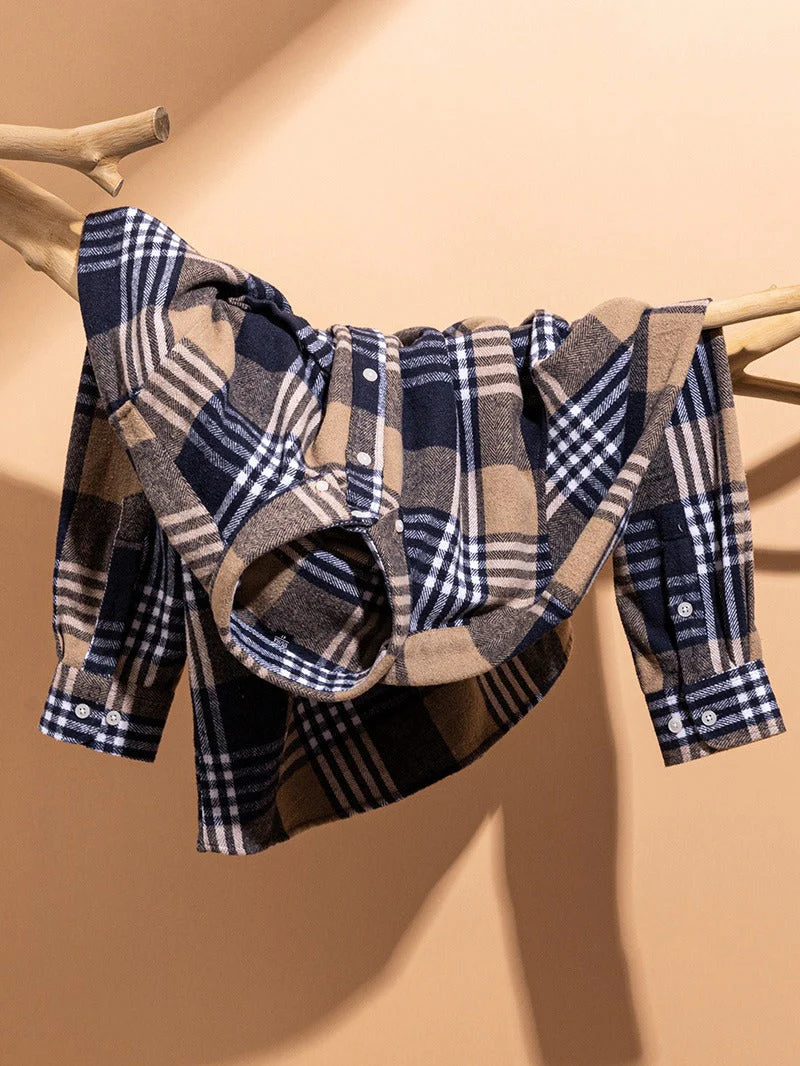Kasner - Camicia a Maniche Lunghe In Cotone a Quadri - Image 7
