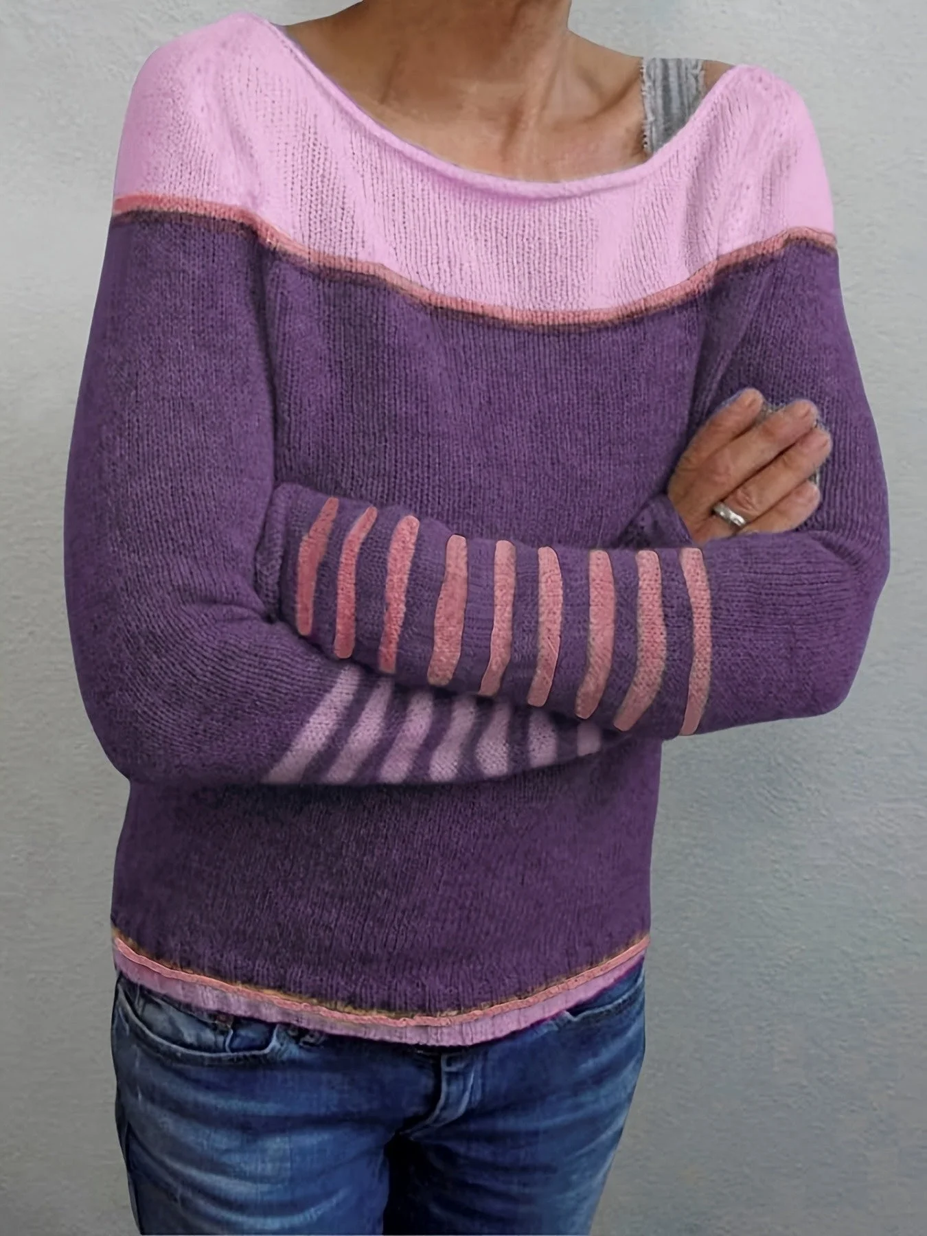 Katharina - Maglione a Righe a Maniche Lunghe - Image 11
