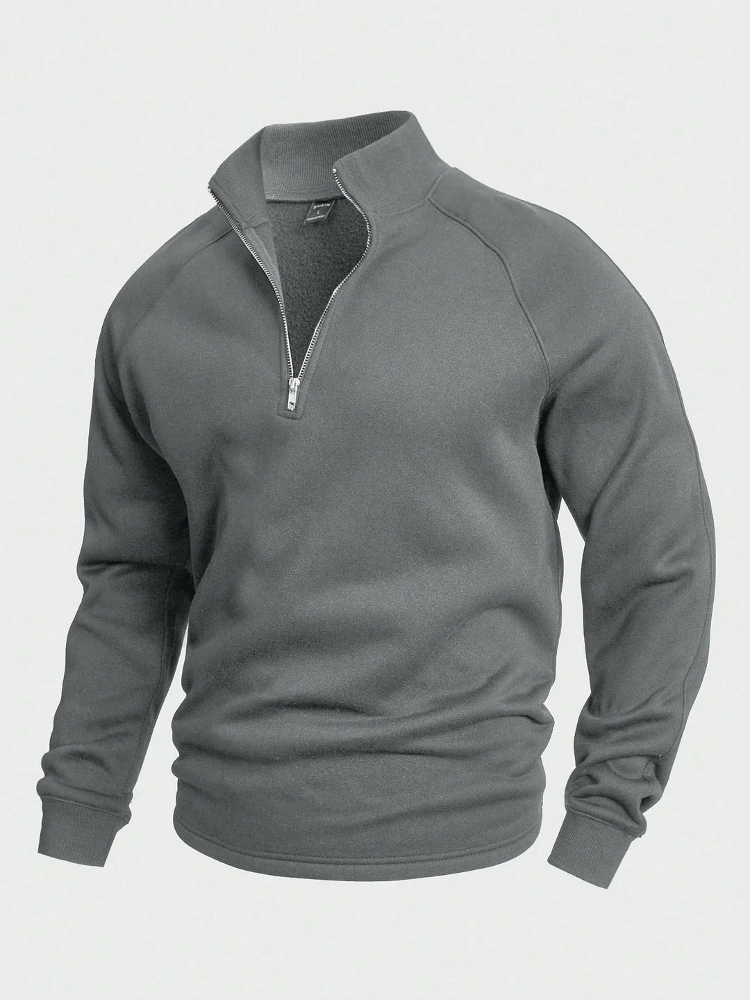 Kaucher - Felpa Classica Con zip a Un Quarto - Image 2